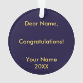 Klasse van 20? Lacrosse Ornament (achterkant)