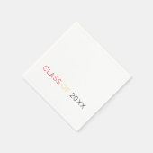 Klasse van 20XX Afstudeerder Celebration School Kl Servet (Hoek)