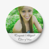 Klasse van 20XX Afstudeerder van het Congrat Papieren Bordje (Voorkant)