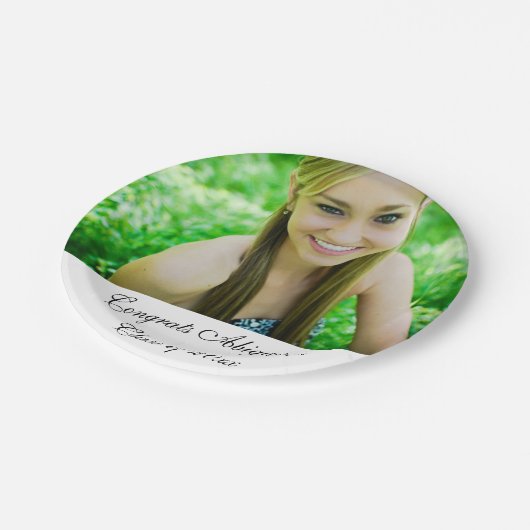 Klasse van 20XX Afstudeerder van het Congrat Papieren Bordje (Gekanteld)