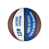 Klasse van 20XX Afstuderen Basketball (ELK JAAR) Basketbal (Verticaal)