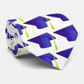 Klasse van 20XX Afstuderen Blauw Pet & Diploma Stropdas (Opgerold)