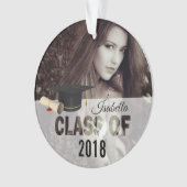 Klasse van 20XX - Afstuderen DIY-foto en jaar Ornament (voorkant)