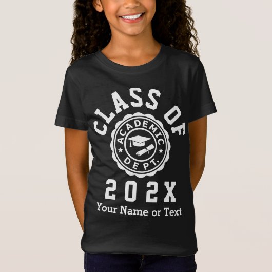 Klasse van 20XX Afstuderen T-shirt (Voorkant)