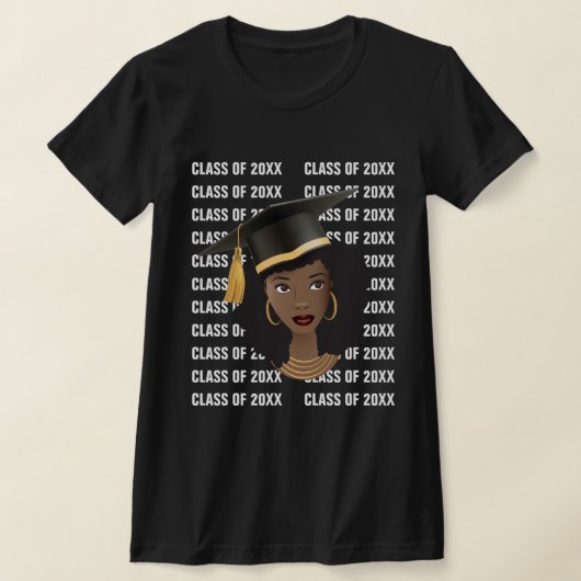 Klasse van 20XX, Black Woman T-shirt (Laagn)