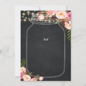 Klasse van 20XX - Boho Floral Chalkboard Afstudere Kaart (Achterkant)