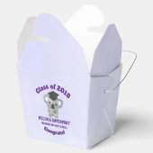 Klasse van 20xx Cute Koala Beer in Graduation Cap Bedankdoosjes (Geopend)