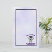 Klasse van 20xx Cute Koala Beer in Graduation Cap Briefpapier (Staand voorkant)