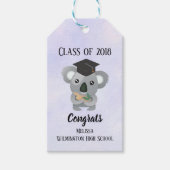 Klasse van 20xx Cute Koala Beer in Graduation Cap Cadeaulabel (Voorkant)