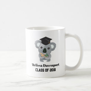 Klasse van 20xx Cute Koala Beer in Graduation Cap Koffiemok