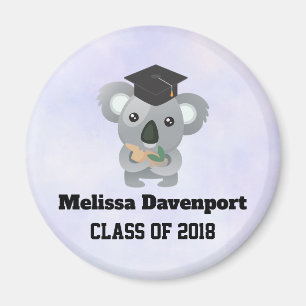 Klasse van 20xx Cute Koala Beer in Graduation Cap Magneet