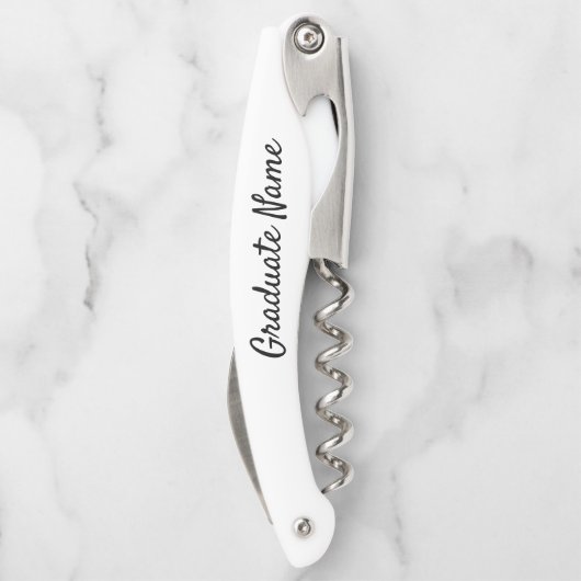 Klasse van 20XX-degressivatie wijnflesopener Kurkentrekker (Achterkant)