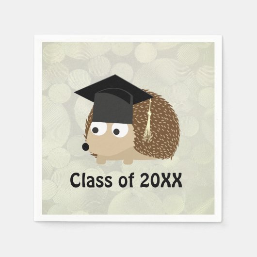 Klasse van 20XX Egel Afstuderen Servet (Voorkant)