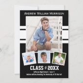 Klasse van 20XX Foto Collage Sport Graduation Part Kaart (Voorkant)