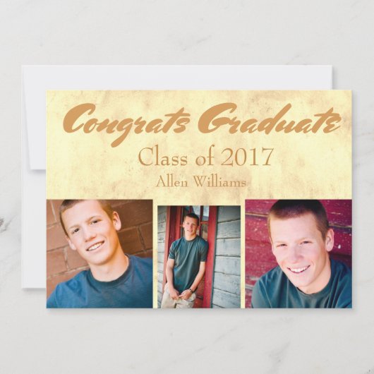 Klasse van 20XX Gold Afstuderen Kaart (Voorkant)