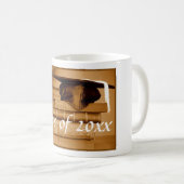 Klasse van 20XX Klassieke boeken voor de Afstudere Koffiemok (Voorkant rechts)