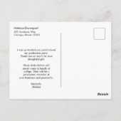 Klasse van 20xx Koala Beer in Graduation Cap Bedan Briefkaart (Achterkant)