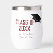 Klasse van...20XX met Pet Thermische Wijn Tumbler (Links)