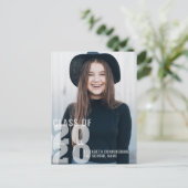 Klasse van 20XX Moderne Foto-Afstuderen Aankondigingskaart (Staand voorkant)