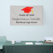 Klasse van 20XX Red Pet Afstuderen Banner (Beurs)