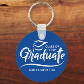 Klasse van 20XX Uw Aangepast Afstuderen van de Kle Sleutelhanger (Voorkant)