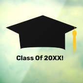 Klasse van 20XX Window Cling Raamsticker (Vel 3)