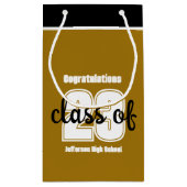 Klasse van (23) aangepaste Senior Small gift bag Klein Cadeauzakje (Achterkant)