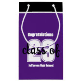 Klasse van (23) aangepaste Senior Small gift bag Klein Cadeauzakje (Achterkant)