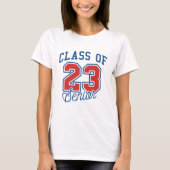 Klasse van 23 senior manager t-shirt (Voorkant)