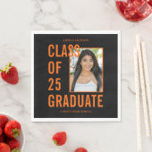 Klasse van 25 Afstuderen zwart en Sinaasappel foto Servet (Insitu)