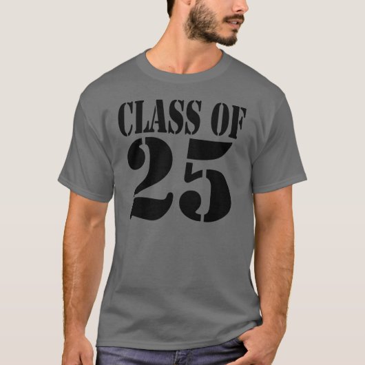 Klasse van 25 Klasse van 2025 Afstuderen T-shirt (Voorkant)