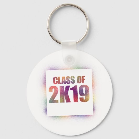 klasse van 2k19, klasse 2019 sleutelhanger (Voorkant)