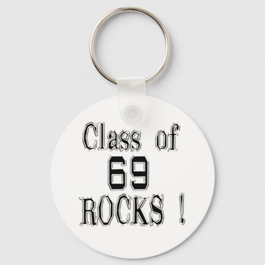 Klasse van '69 Rocks! Button Sleutelhanger (Voorkant)