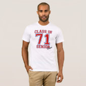 Klasse van 71 t-shirt (Voorkant volledig)