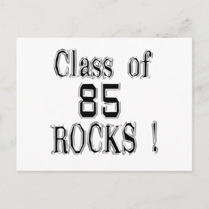Klasse van '85 Rocks! Briefkaart