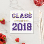 Klasse van Afstudeerder uit 2018 Partij Paars en g Servetten (Insitu)