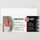 Klasse van Afstuderen 2011 Uitnodiging TKT314 Tick (Voorkant / Achterkant)