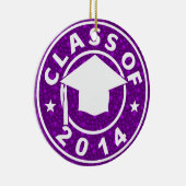 Klasse van Afstuderen 2014 Keramisch Ornament (Rechts)