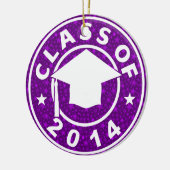 Klasse van Afstuderen 2014 Keramisch Ornament (Links)