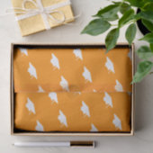Klasse van Afstuderen 2017 (Oranje Pet) Tissuepapier (Geschenk)