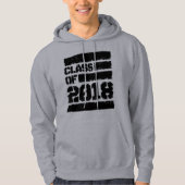 Klasse van Afstuderen 2018 Hoodie (Voorkant)