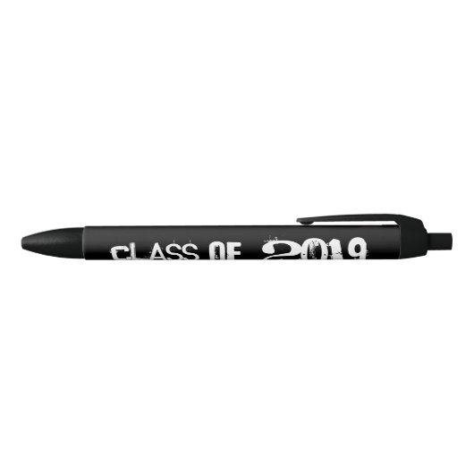 Klasse van Afstuderen 2019 Zwarte Inkt Pen (Bovenkant)