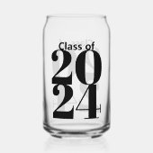 Klasse van Afstuderen 2024 Blikvorm Glas (Voorkant)