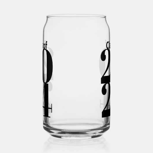 Klasse van Afstuderen 2024 Blikvorm Glas (Links)