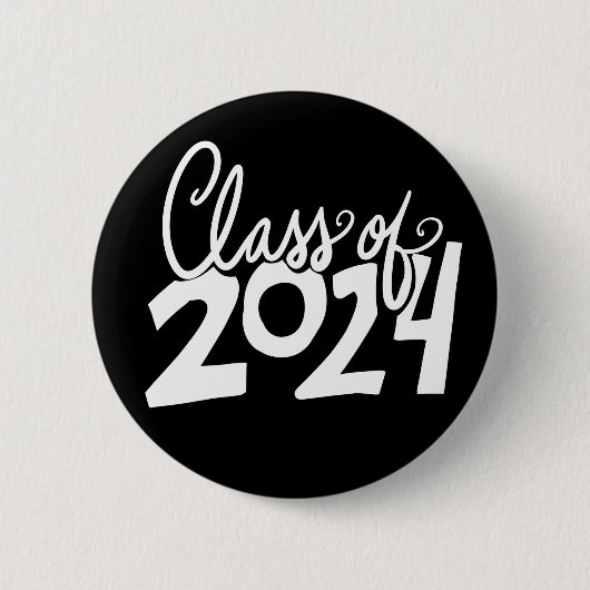 Klasse van Afstuderen 2024 Open House Senior Ronde Button 5,7 Cm (Voorkant)