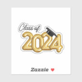 Klasse van Afstuderen 2024 Sticker (Vel)