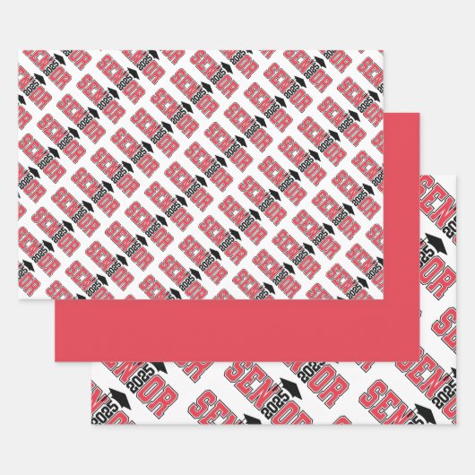 Klasse van Afstuderen 2025 Inpakpapier Vel (Set)