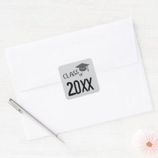 Klasse van Afstuderen 2025 Vierkante Sticker