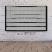 Klasse van — Afstuderen 60 Foto — Kan kleur bewerk Spandoek