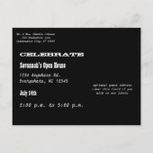 Klasse van Afstuderen Fotouitnodigingen Uitnodiging Briefkaart (Achterkant)